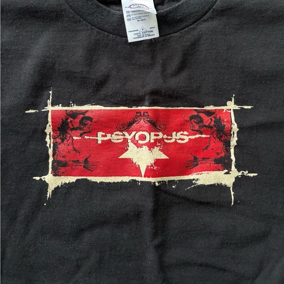 Psyopus Conscious Subconscious Vintage Y2K Black Graphic T-Shirt size S - Picture 2 of 5